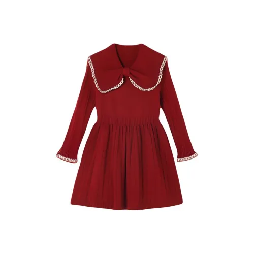 YUANYUAN GIRL Red KIDS Платья