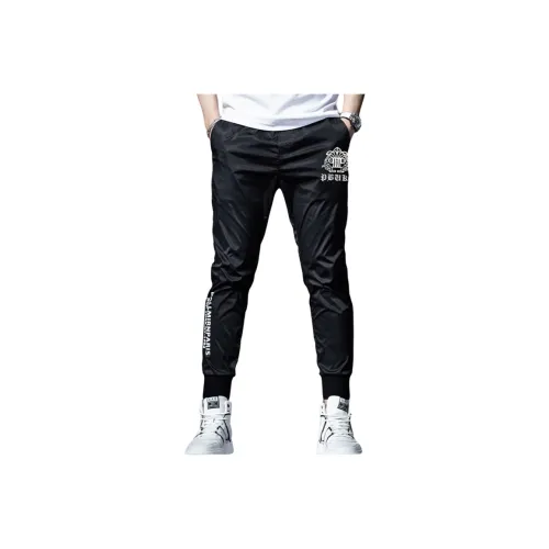 H 75 Черные Мужские Повседневные Штаны