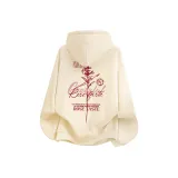 Светлый бежевый (Красный розовый логотип на груди _Y Красный розовый логотип на спине)