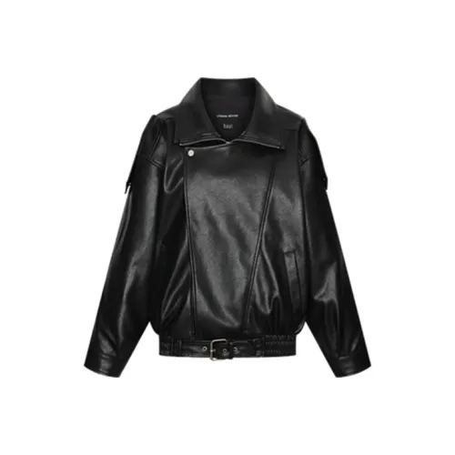 URBAN REVIVO Кожа Куртка Женская