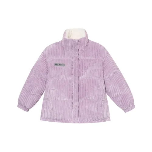 SHIBU Чай Сяогун и наполненный вельвет двусторонний хлопковый пуховик двусторонний KIDS утеплённые куртки