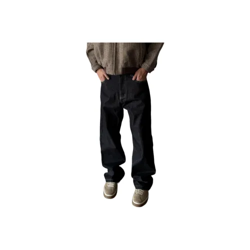 DIBINSAI STUDIO Черные Унисекс Джинсы