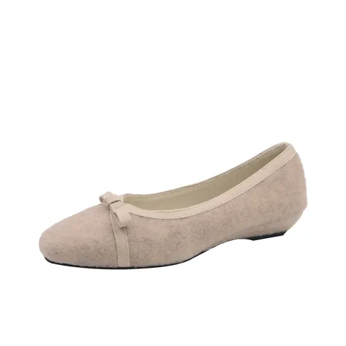 LUTAI Минималистский стиль Лоферы с резиновым подошвой Женские