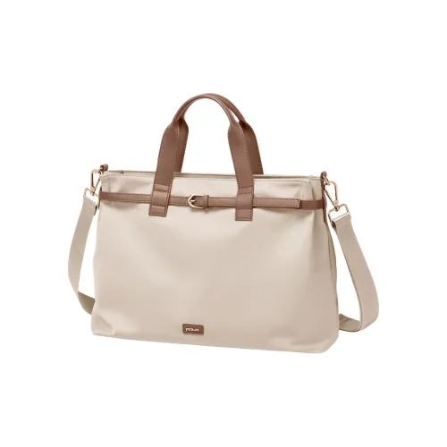 Поло Ткань Тоут Сумка на одно плечо Женская Молочно-чайный Серый