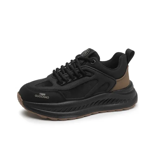 JINLAIKE Низкий топ толстая подошва кроссовки мужские