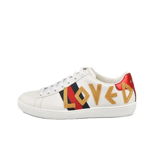 GUCCI Ace Стильные Скейтбординги Мужской Белый