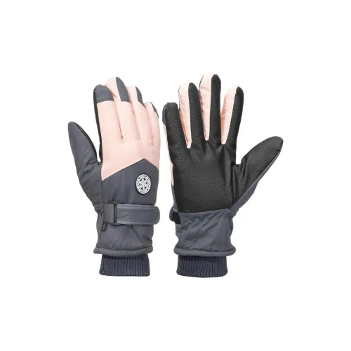 SEPTWOLVES Полиэстер Трикотаж Перчатки Унисекс Темно-синий Светло-синий Пэчворк