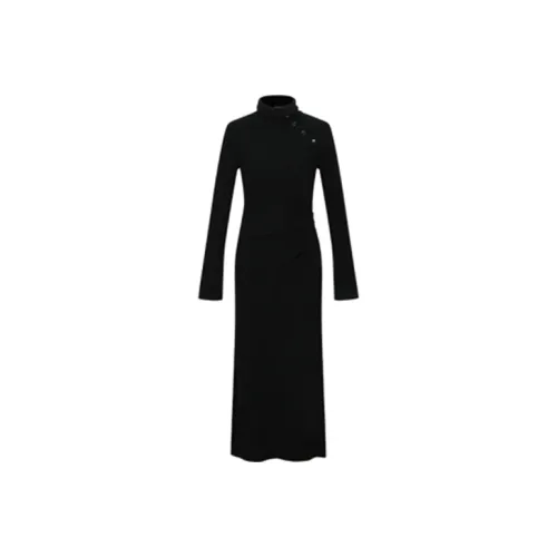 URBAN REVIVO Длинное платье с длинными рукавами женское