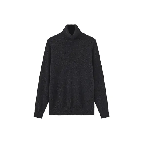 ZUO Темно-серый Мужской Кашемировый Свитер