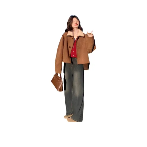 ONENINE34PM Бархат Feel Пальто Женское