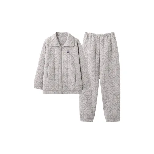 MADALLO Light Gray Men's Pajama Sets