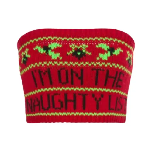 PHILOSOPHY DI LORENZO SERAFINI Красный Женский Топ без бретелек