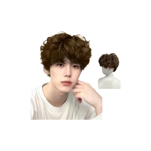 Northward Incline Leslie Roll Модный Кудрявый Мужской Перука Высокая Температура Пряжа