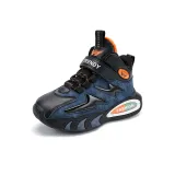 Темно-синий и оранжевый