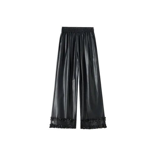 Garbege Женские Кожаные Штаны