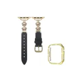 [Black Gold + Одиночная строка вырез золотой ромб корпус]