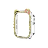 Прозрачный-Золотой Чехол с ромбовидным дизайном