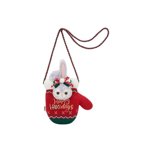 Disney 2023 Winter Day Duffy and Friends Акриловый Плюшевый Сумка через плечо Стандартная Женская Красная