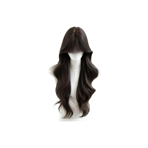 GLUNA 3,0 Big Head Кожа с Бесплатной Настройкой Женская Перука Высокая Температура Пряжа Длинные Волнистые