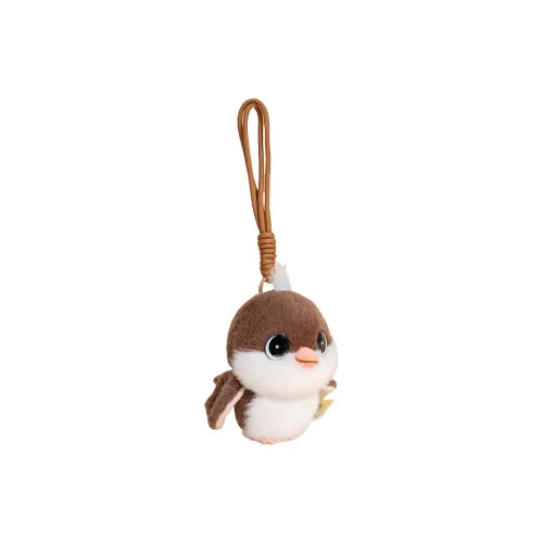 AIBINGQING Милый Little Sparrow Плюшевый Брелок 13 см Длина Тела