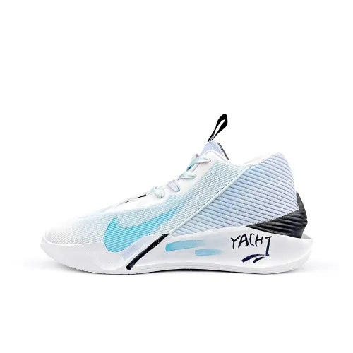 Nike G.T. Jump Academy Амортизация Износостойкие Высокие Баскетбольные Кроссовки Мужские Синие