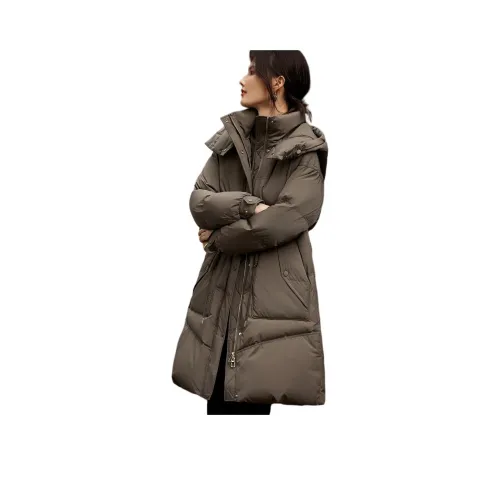 XWI Пуховик Женские Армейский зеленый