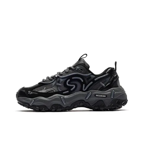 ANTA SNEAKERVERSE Устойчивые к истиранию увеличивающие высоту низкие топовые кроссовки с толстой подошвой женские