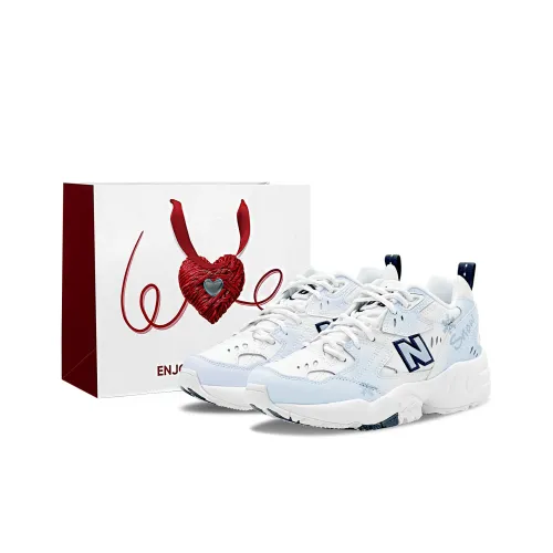 New Balance NB 608 V1 Romantic Treatment Snowflake Melody устойчивые к истиранию низкие кроссовки для тренировок женские