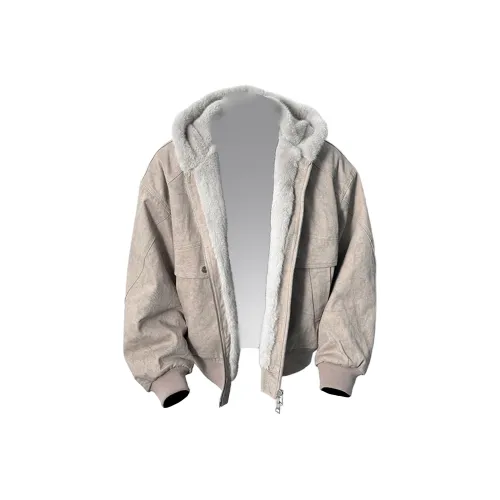 DIYAQI Хаки Унисекс Пуховики