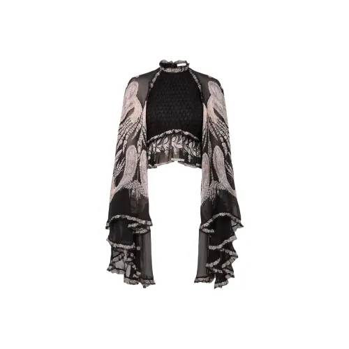 Zimmermann Черный Женский Короткий Топ