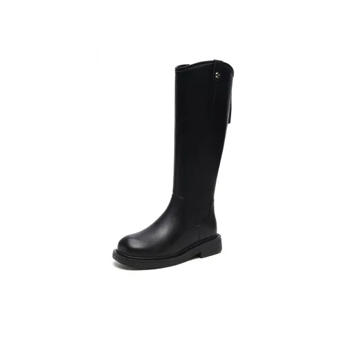 HR Knee-High Boots Black Women's