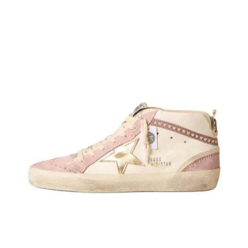 Golden Goose Mid Star Скейтборд Кроссовки Женские Розовые