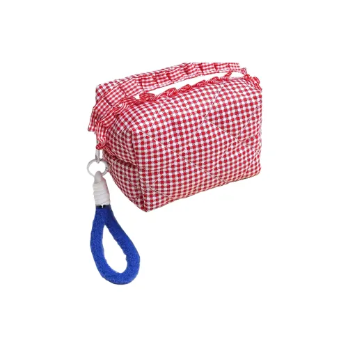 JIABITU Лотос Edge Освежающий Клетчатый Косметичка Большая емкость Портативные Сумки для хранения