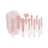 10 шт Мини Персиково-розовый Макияж Щетка + Макияж Сумка *1