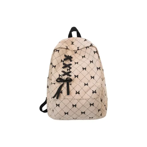 MOK Нейлоновый Рюкзак Стандартный Унисекс Айвори Серый