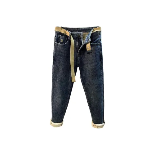 JIKENDI Blue Men's Jeans JIKENDI Синий Мужские Джинсы