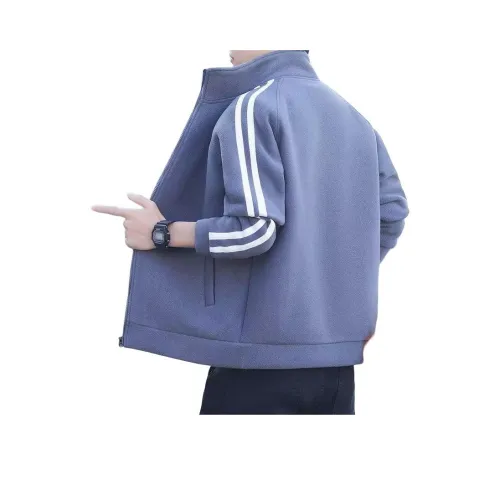 D W Светло-синий с флисовой подкладкой унисекс бархатные куртки