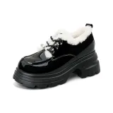 Черный с флисовой подкладкой