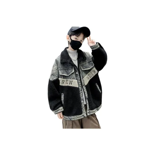 LANCAIHE Синий Серый KIDS Утеплённые куртки