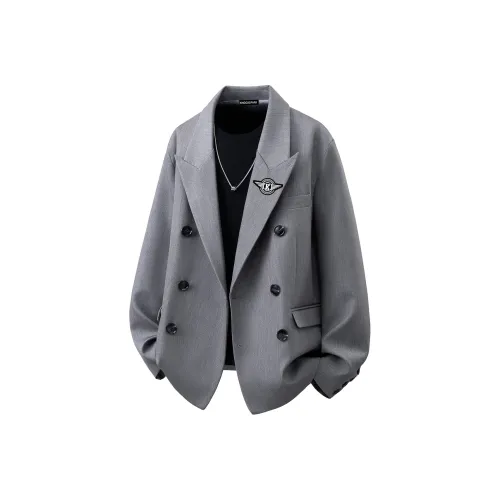 KNOCKSPARK Весенний Осенний Сезон Бизнес Костюм Пальто Унисекс