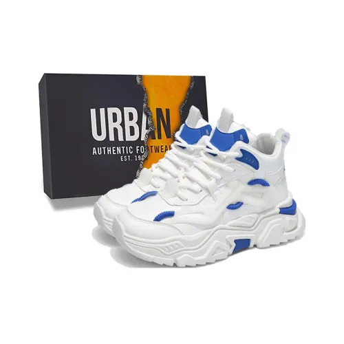 URBAN AUTHENTIC Обувь Износостойкая и противоскользящая Высокий топ Толстая подошва Мужская