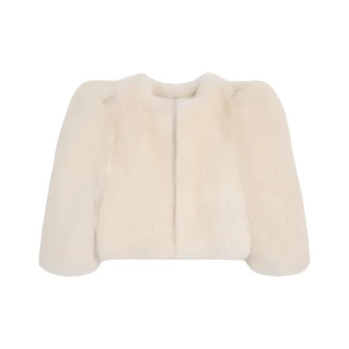 Celine Белоснежка Женская меховая одежда