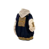 Темно-синий, утепленный