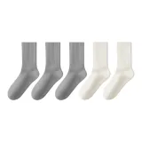 Светло-серый 3 упаковки + молочно-белый 2 упаковки [5 упаковок]