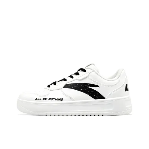 Anta Relaxed Амортизация Устойчивый к истиранию Легкий Низкий Топ Скейтборд Кроссовки Унисекс