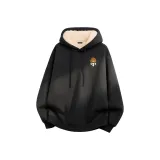 [Dense Sherpa] Черный (Tang Lion Yarn Hat) Логотип на груди