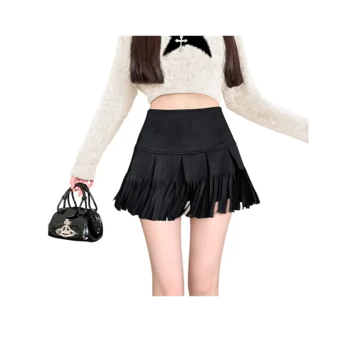 Garbege Кожаные короткие юбки Женские