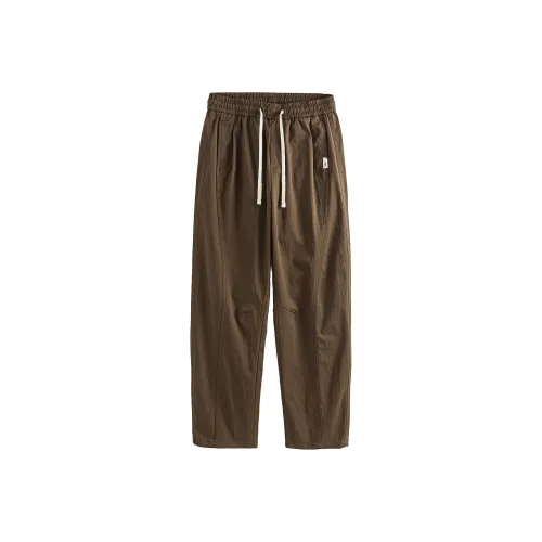GOODFIGHT Коричневый Унисекс Повседневные Штаны