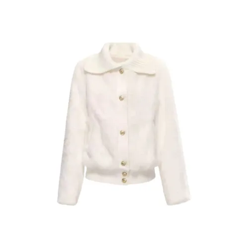 Icicofficial Экрю Женские Куртки