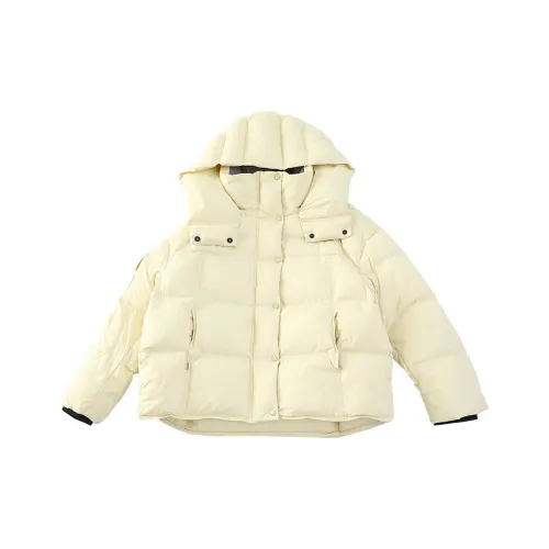 T.MOO Светло-желтый школьный возраст пуховики